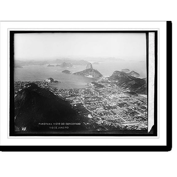 Historic Print, Brazil. Rio de Janeiro - 4, 18" x 24"