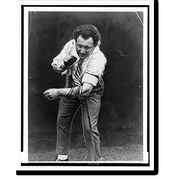 Historic Print, Breitbart, scholarly strongman, 18" x 24"
