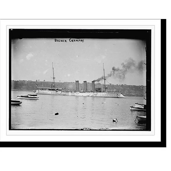 Historic Print, Bremen, Germany, 16" x 20"