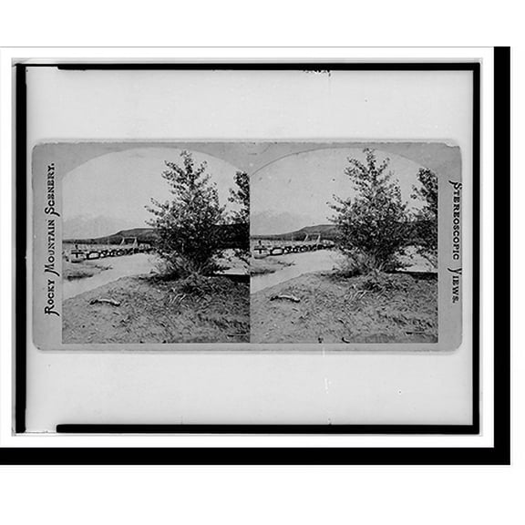 Historic Print, Bridge at Ogden, 18" x 24"