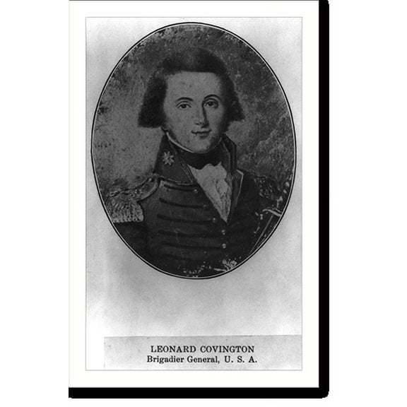 Historic Print, Brig. Gen. Leonard Covington, 18" x 24"