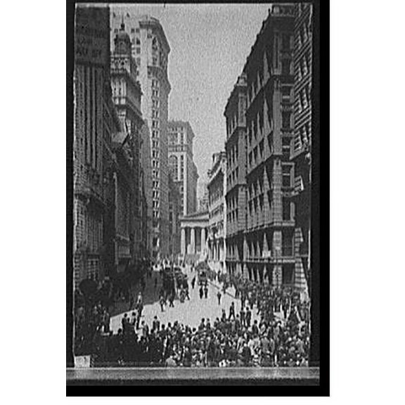 Historic Print, [Broad Street, N.Y.], 18" x 24"