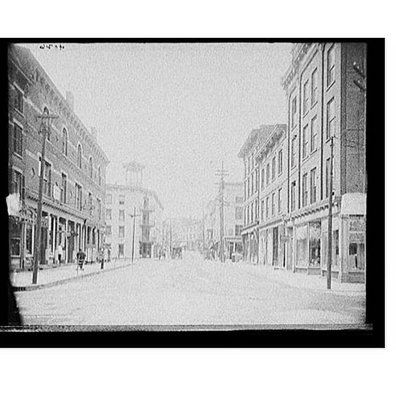 Historic Print, Broadway, Kingston, N.Y., 16" x 20"