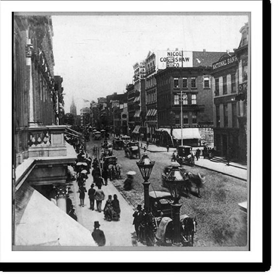 Historic Print, Broadway, N.Y. from 18th St., 18" x 24"