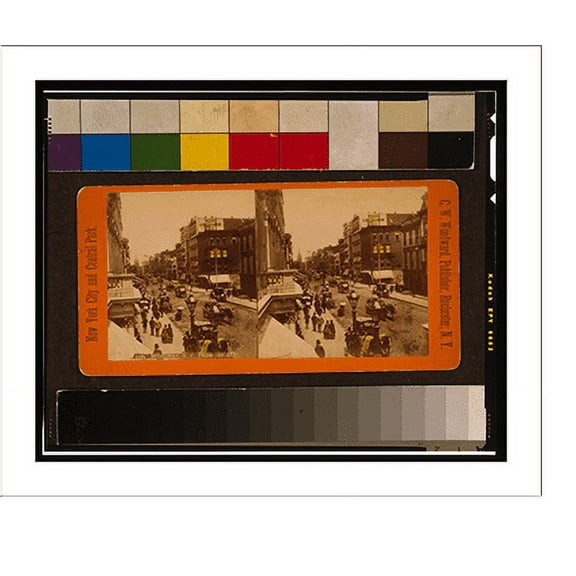 Historic Print, Broadway, N.Y. from 18th St. - 2, 18" x 24"