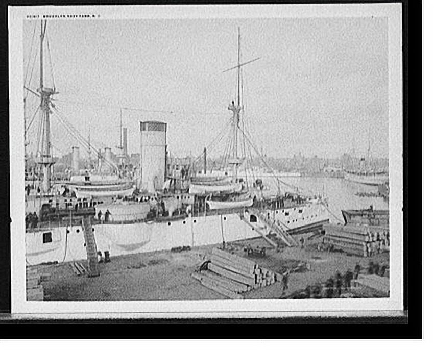 Historic Print, Brooklyn Navy Yard, N.Y., 16" x 20"