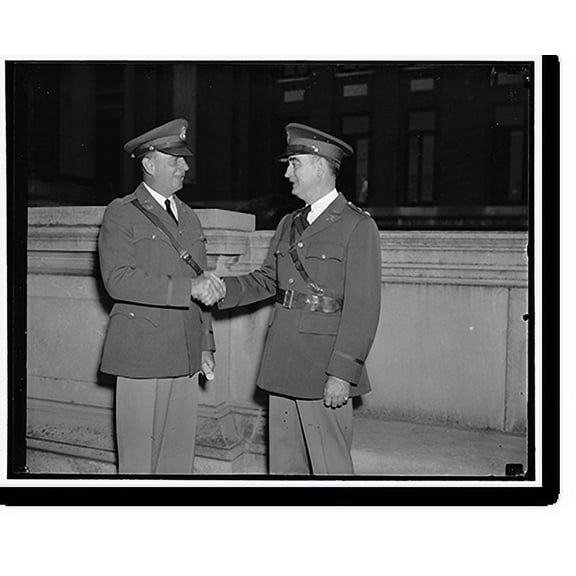 Historic Print, Brothers graduate again. Washington, D.C., June 22. Members of the graduating class of 1910 at West Point these brothers, Lieut. Col. Beverly C. Dunn, (left) U.S. Engine...18" x 24"