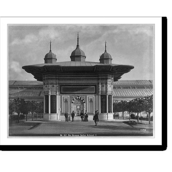 Historic Print, Brunnen Sultan Achmed II., 16" x 20"