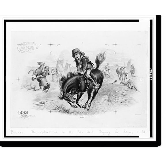 Historic Print, Bucker, 18" x 24"