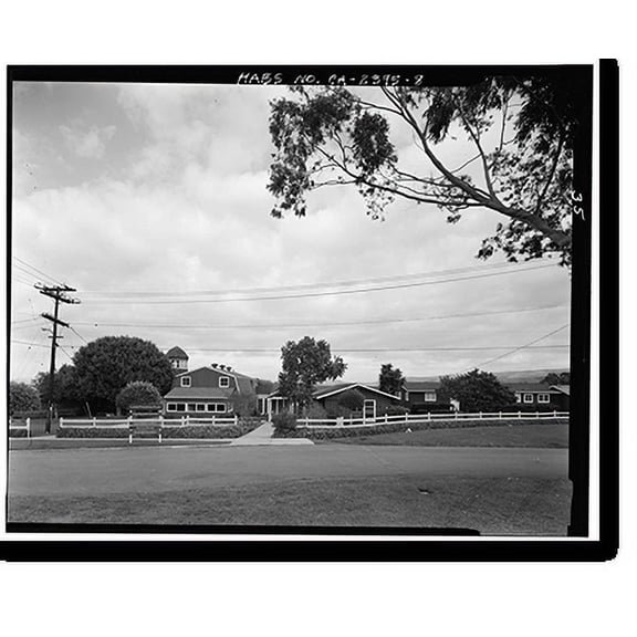 Historic Print, Buffalo Ranch, 2418 MacArthur Boulevard, Irvine, Orange County, CA - 8, 18" x 24"