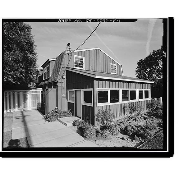 Historic Print, Buffalo Ranch, Buffalo Ranch Building, 2418 MacArthur Boulevard, Irvine, Orange County, CA, 18" x 24"