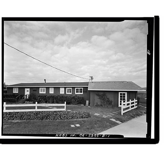 Historic Print, Buffalo Ranch, Office Building, 2418 MacArthur Boulevard, Irvine, Orange County, CA, 18" x 24"