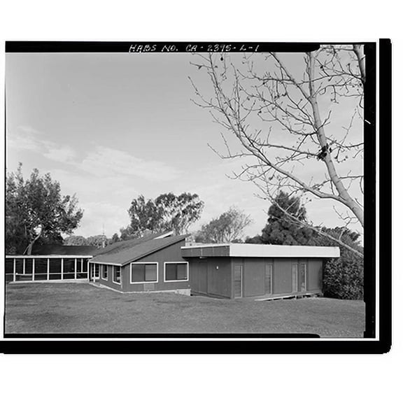 Historic Print, Buffalo Ranch, Office Building, 2418 MacArthur Boulevard, Irvine, Orange County, CA - 2, 18" x 24"