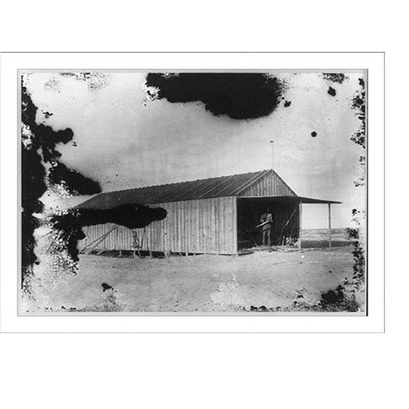 Historic Print, Building [hangar] at Kitty Hawk, Sept. 26, 1902, 16" x 20"