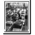 Historic Print, [Bumpertobumper traffic on main street in Tokyo