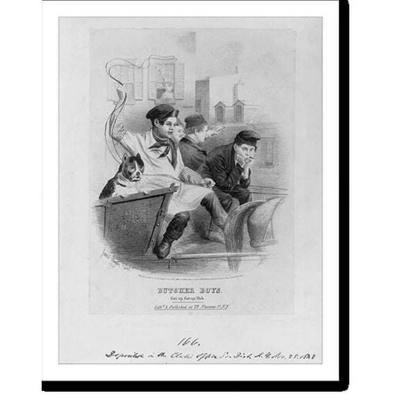 Historic Print, Butcher boys, 16" x 20"