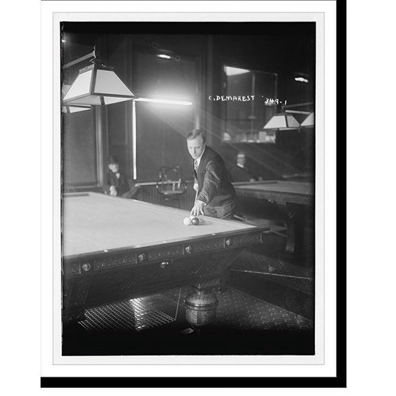 Historic Print, C. Demarest (pool), 16" x 20"