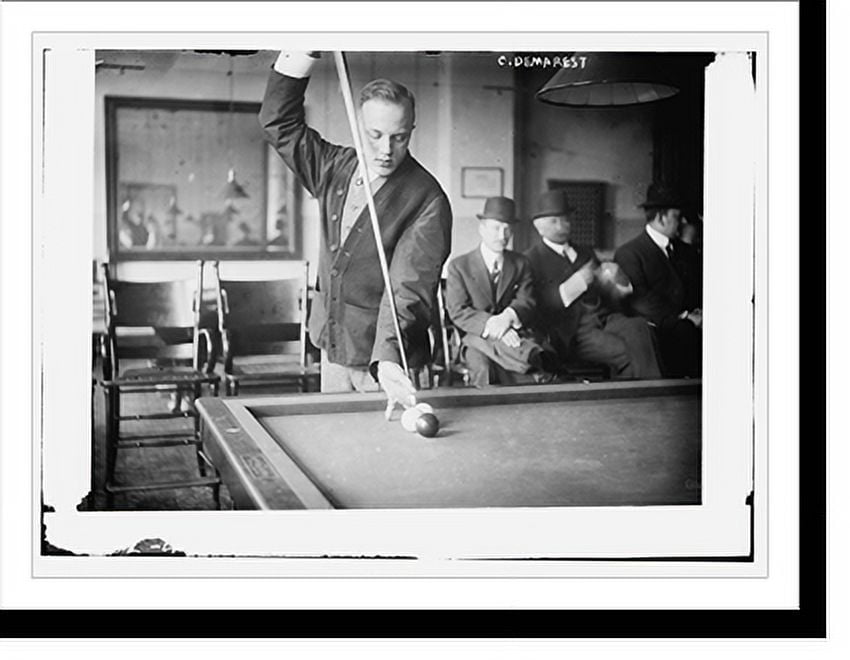 Historic Print, C. Demarest pool 2, 16" x 20"