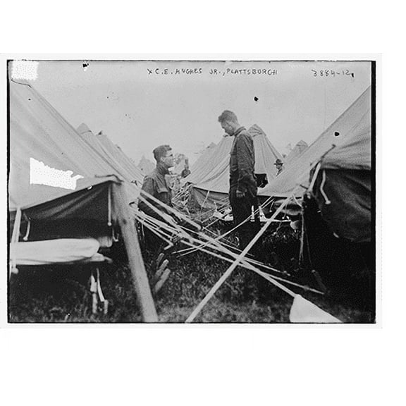 Historic Print, C.E. Hughes Jr., Plattsburgh, 16" x 20"