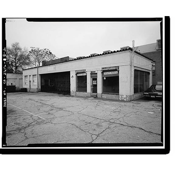 Historic Print, C.F. Forbes Gas Station, Automobile Repair Shop, 195 North Raymond Avenue, Pasadena, Los Angeles County, CA - 12, 18" x 24"