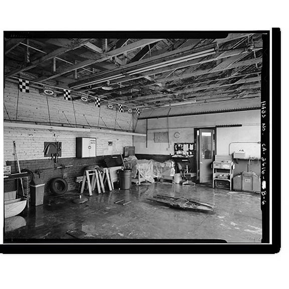 Historic Print, C.F. Forbes Gas Station, Automobile Repair Shop, 195 North Raymond Avenue, Pasadena, Los Angeles County, CA - 16, 18" x 24"