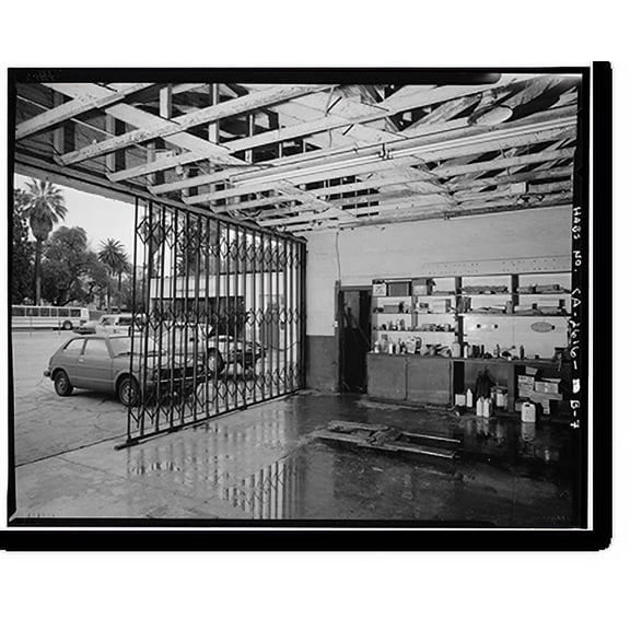 Historic Print, C.F. Forbes Gas Station, Automobile Repair Shop, 195 North Raymond Avenue, Pasadena, Los Angeles County, CA - 17, 18" x 24"