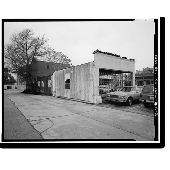Historic Print, C.F. Forbes Gas Station, Automobile Repair Shop, 195 North Raymond Avenue, Pasadena, Los Angeles County, CA - 2, 16" x 20"