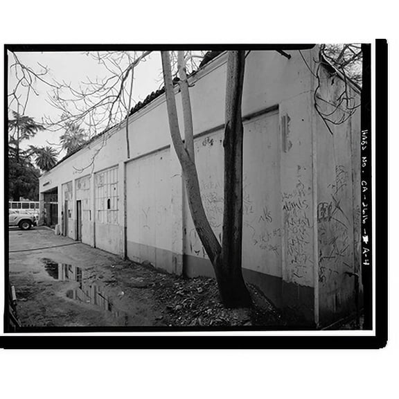 Historic Print, C.F. Forbes Gas Station, Automobile Repair Shop, 195 North Raymond Avenue, Pasadena, Los Angeles County, CA - 4, 18" x 24"