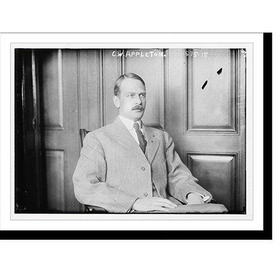Historic Print, C.W. Appleton, seated, 16" x 20"