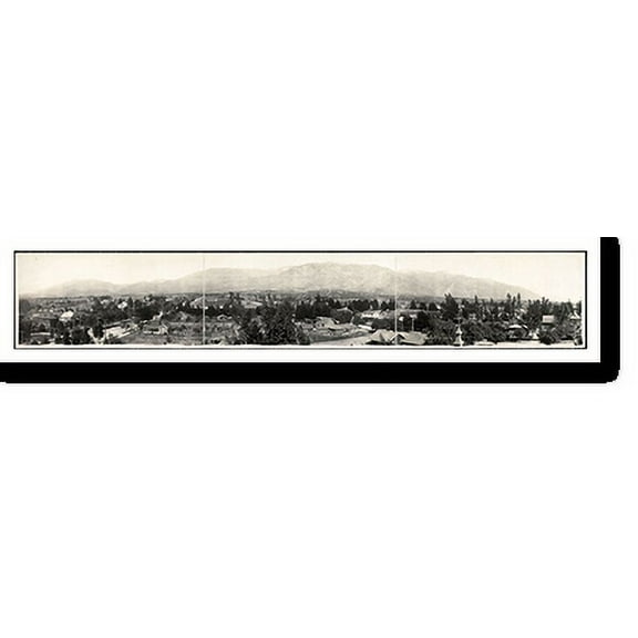 Historic Print, CA Altadena 1908 PHOTO, Width 11" x Length 49"