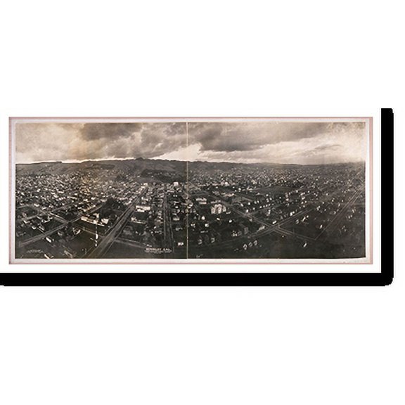 Historic Print, CA Berkeley 1908 PHOTO, Width 7" x Length 36"