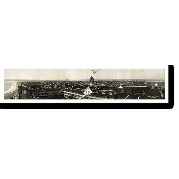 Historic Print, CA Coronado 1908 PHOTO, Width 7" x Length 36"