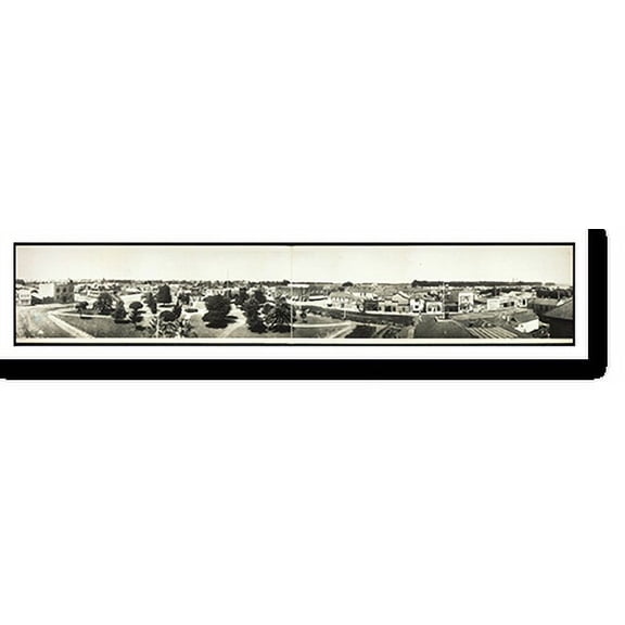 Historic Print, CA Oxnard 1909 PHOTO, Width 11" x Length 49"