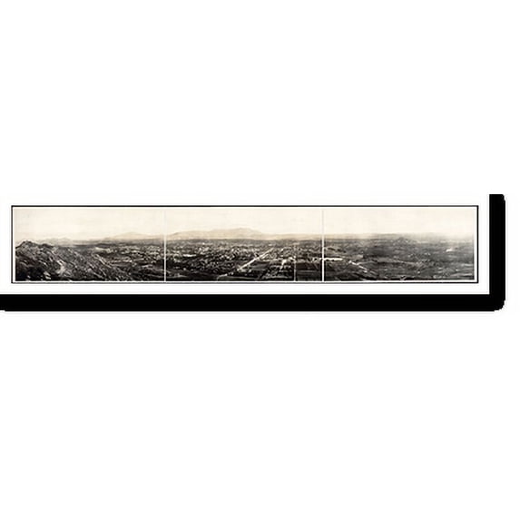 Historic Print, CA Riverside 1908 PHOTO, Width 11" x Length 49"