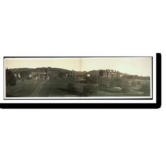 Historic Print, CA U of California Berkeley 1907 PHOTO, Width 7" x Length 36"