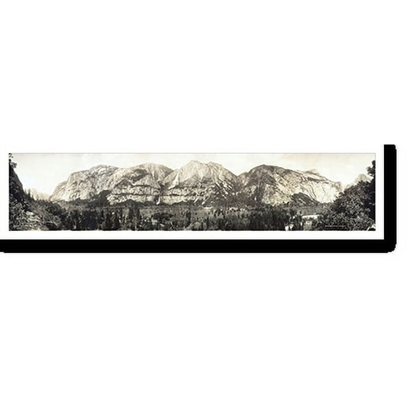 Historic Print, CA Yosemite Valley 1915 PHOTO, Width 7" x Length 36"