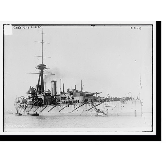 Historic Print, COLOSSUS, Brit., 16" x 20"