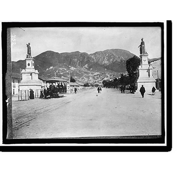 Historic Print, COLUMBIA. STREET SCENES IN BOGOTA, 16" x 20"