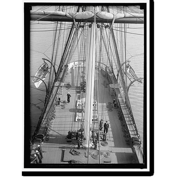 Historic Print, CONSTELLATION, U.S.S. - 4, 16" x 20"