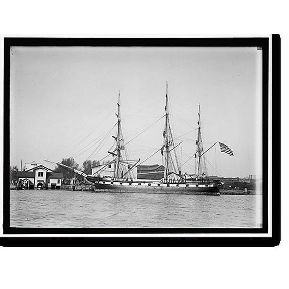 Historic Print, CONSTELLATION, U.S.S. - 7, 16" x 20"