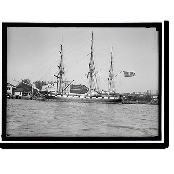 Historic Print, CONSTELLATION, U.S.S. - 8, 16" x 20"