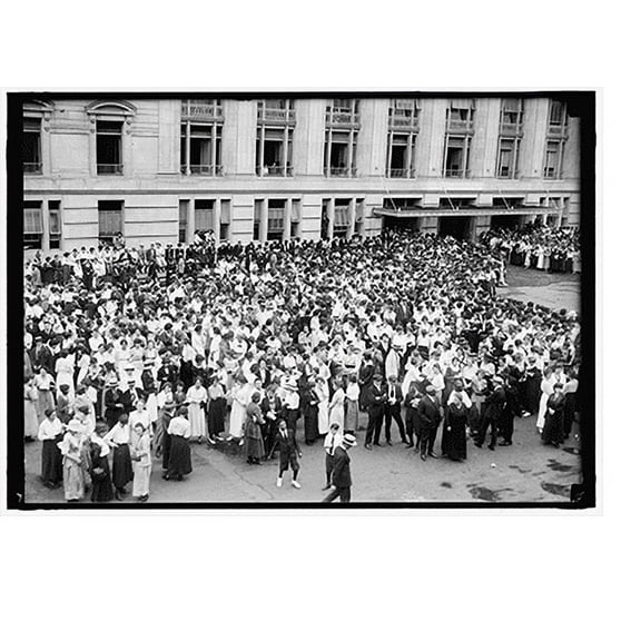 Historic Print, CROWD SCENE, 18" x 24"