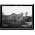 thumbnail image 1 of Historic Print, Cabin, Darien vicinity, McIntosh County, GA, 16" x 20", 1 of 3