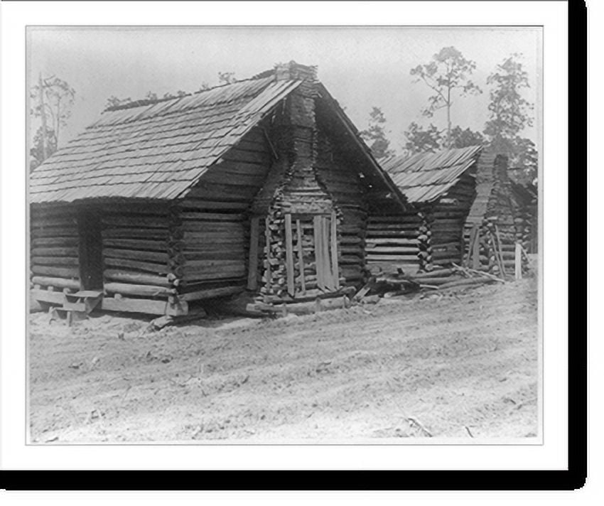 Historic Print, [Cabins of African Americans near Thomasville,