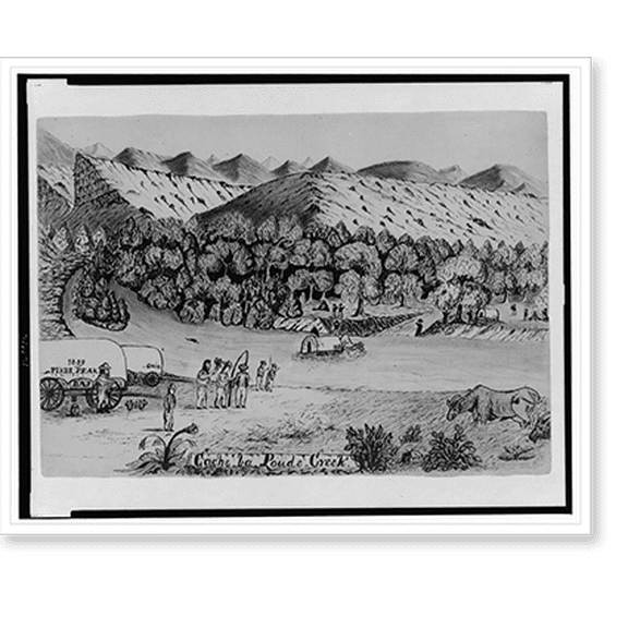 Historic Print, Cache la Poudre Creek, 16" x 20"