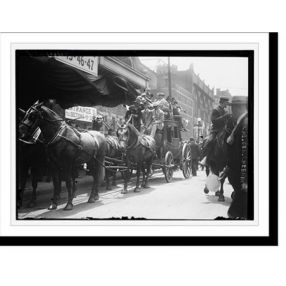 Historic Print, Cal. Del. Cheering (?), 18" x 24"