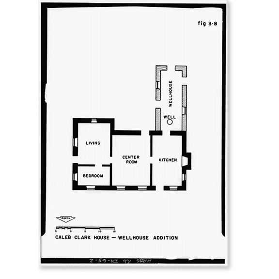 Historic Print, Caleb Clark House, 814 South Eighth Street, Winterset, Madison County, IA - 2, 16" x 20"