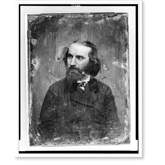 Historic Print, [Caleb Lyon, headand shoulders portrait, three