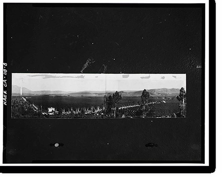 Historic Print, California Citrus Heritage Recording Project, Riverside