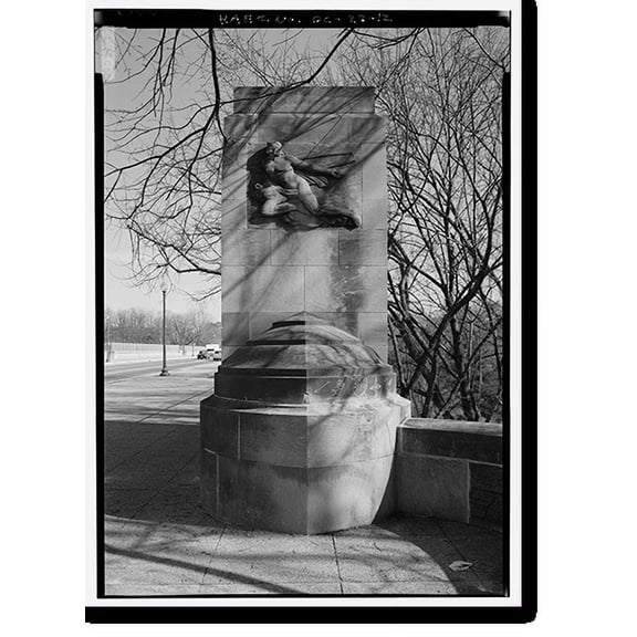 Historic Print, Calvert Street Bridge, Spanning Rock Creek & Potomac Parkway, Washington, District of Columbia, DC - 12, 18" x 24"